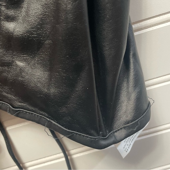 Noir Handmade Wet Look & Lace Black Corset Top Eur 40 L - Picture 7 of 16